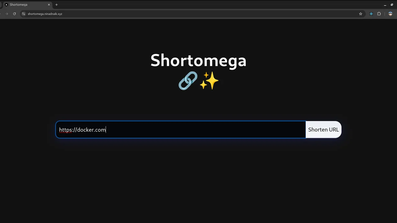 Shortomega screenshot